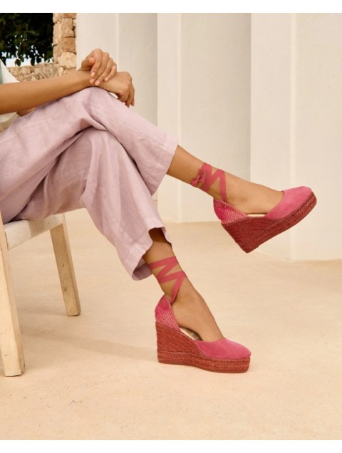 MANEBÌ Pink Terracotta Women's Espadrilles