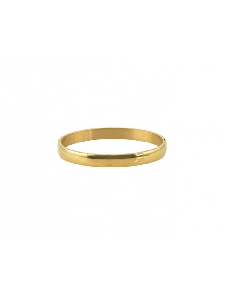 MÉRBABE JOAN Big Bangle Bracelet 24K Επίχρυσο Ατσάλινο Βραχιόλι