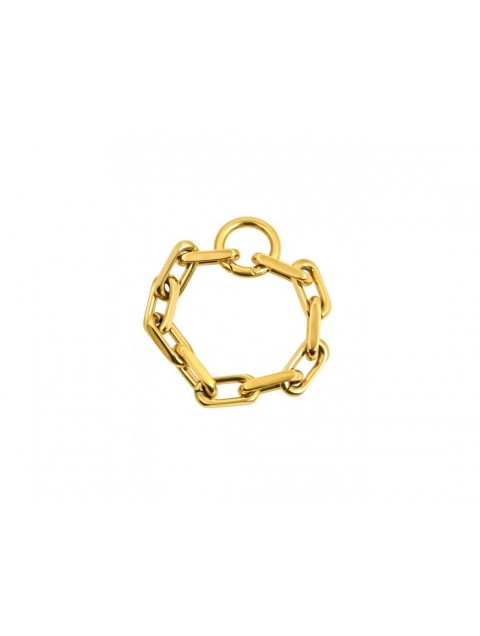 MÉRBABE 24K DAYANA Premium Chain Bracelet Βραχιόλι Από 24Κ Premium Επίχρυσο Ατσάλι