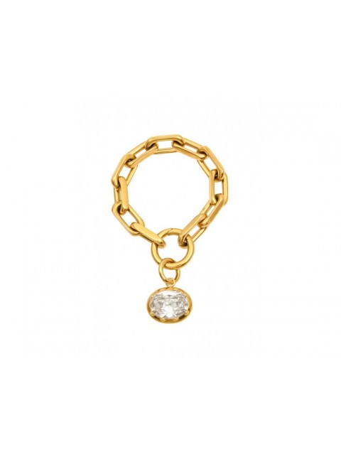 MÉRBABE 24K DAYANA Premium Chain Bracelet Βραχιόλι Από 24Κ Premium Επίχρυσο Ατσάλι