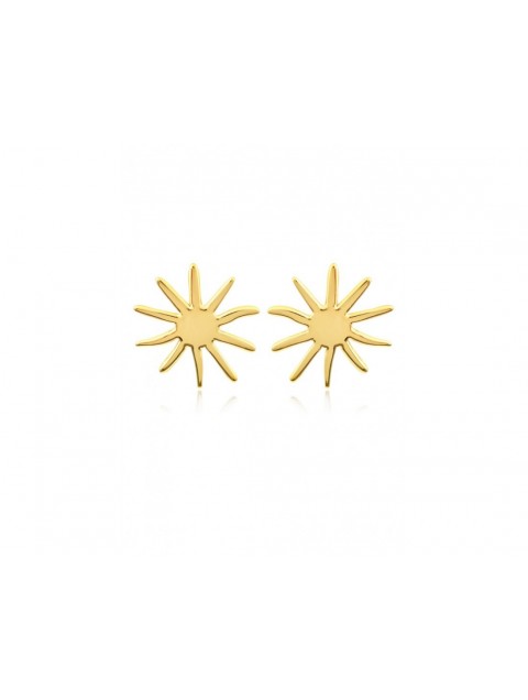 MÉRBABE 24K ELIAN Earrings Ατσάλι 24Κ Επιχρυσωμένο Με Χρυσό