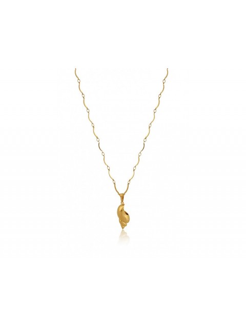 MÉRBABE 24K KALYMNOS Necklace Κολιέ Από 24Κ Premium Επίχρυσο Ατσάλι