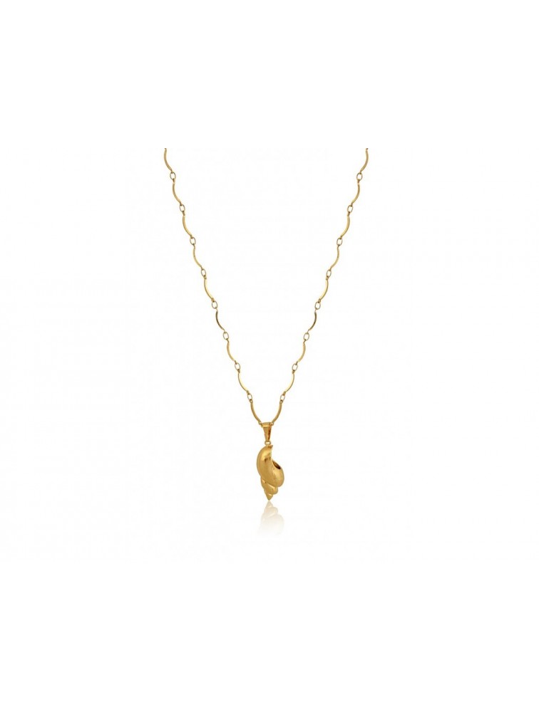 MÉRBABE 24K KALYMNOS Necklace Κολιέ Από 24Κ Premium Επίχρυσο Ατσάλι