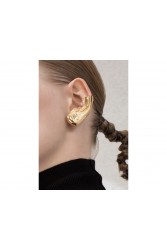 MÉRBABE 24K MAKENNA Gold Set Earrings Ατσάλι 24Κ Επιχρυσωμένο Με Χρυσό