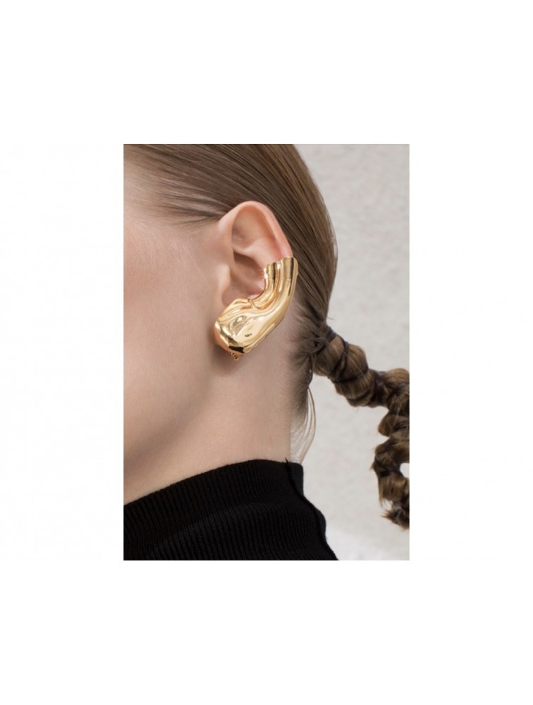 MÉRBABE 24K MAKENNA Gold Set Earrings Ατσάλι 24Κ Επιχρυσωμένο Με Χρυσό