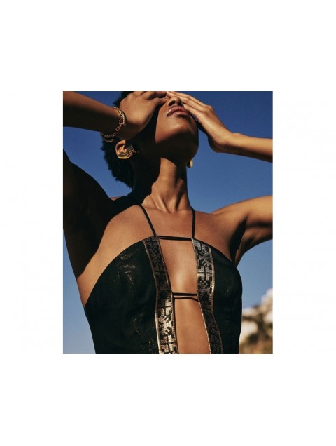 MÉRBABE 24K MAKENNA Gold Set Earrings Ατσάλι 24Κ Επιχρυσωμένο Με Χρυσό