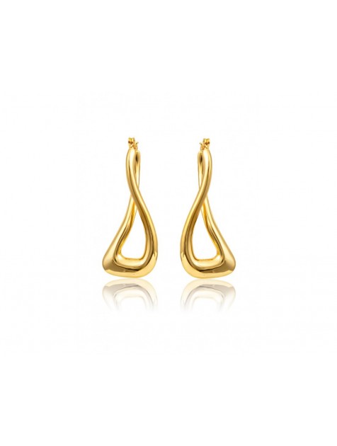 MÉRBABE 24K ANA RITA Earrings Σκουλαρίκια Από 24K Premium Επίχρυσο Ατσάλι