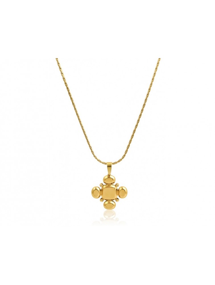 MÉRBABE 24K LEORA Necklace Κολιέ Από 24Κ Premium Επίχρυσο Ατσάλι