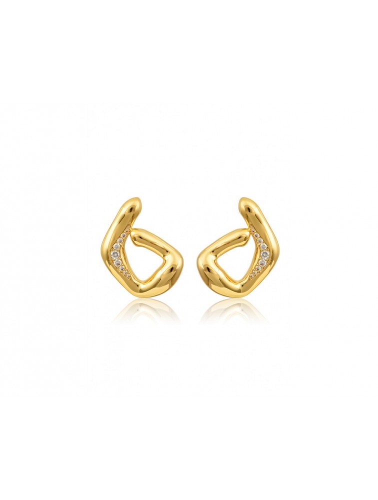 MÉRBABE 24K MEIRA Earrings Σκουλαρίκια Από 24K Premium Επίχρυσο Ατσάλι