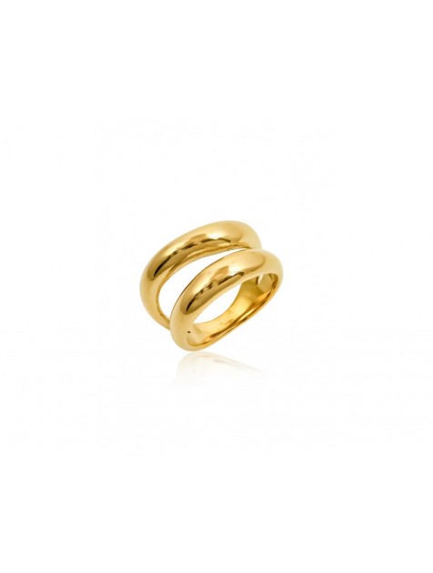 MÉRBABE 24K PAULA Ring Δαχτυλίδι Από 24K Premium Επίχρυσο Ατσάλι