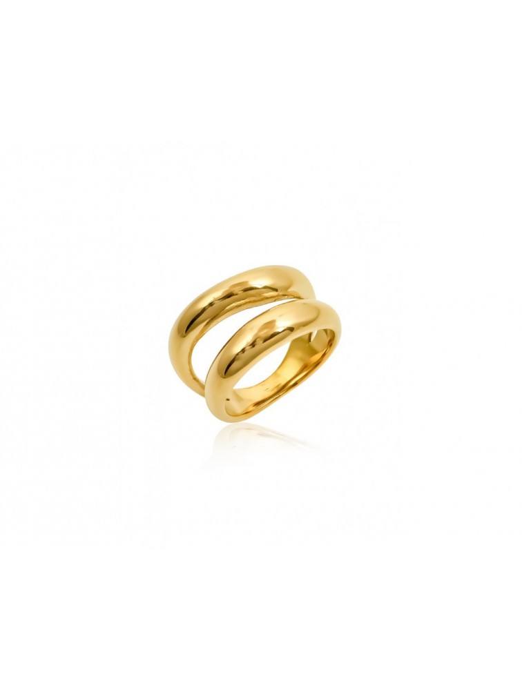 MÉRBABE 24K PAULA Ring Δαχτυλίδι Από 24K Premium Επίχρυσο Ατσάλι