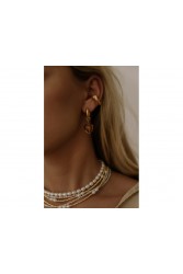 MÉRBABE 24K SALEM Ear Cuff Σκουλαρίκι Από 24Κ Premium Επίχρυσο Ατσάλι