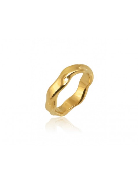 MÉRBABE 24K ZEY Ring Δαχτυλίδι Από 24K Επίχρυσο Ατσάλι