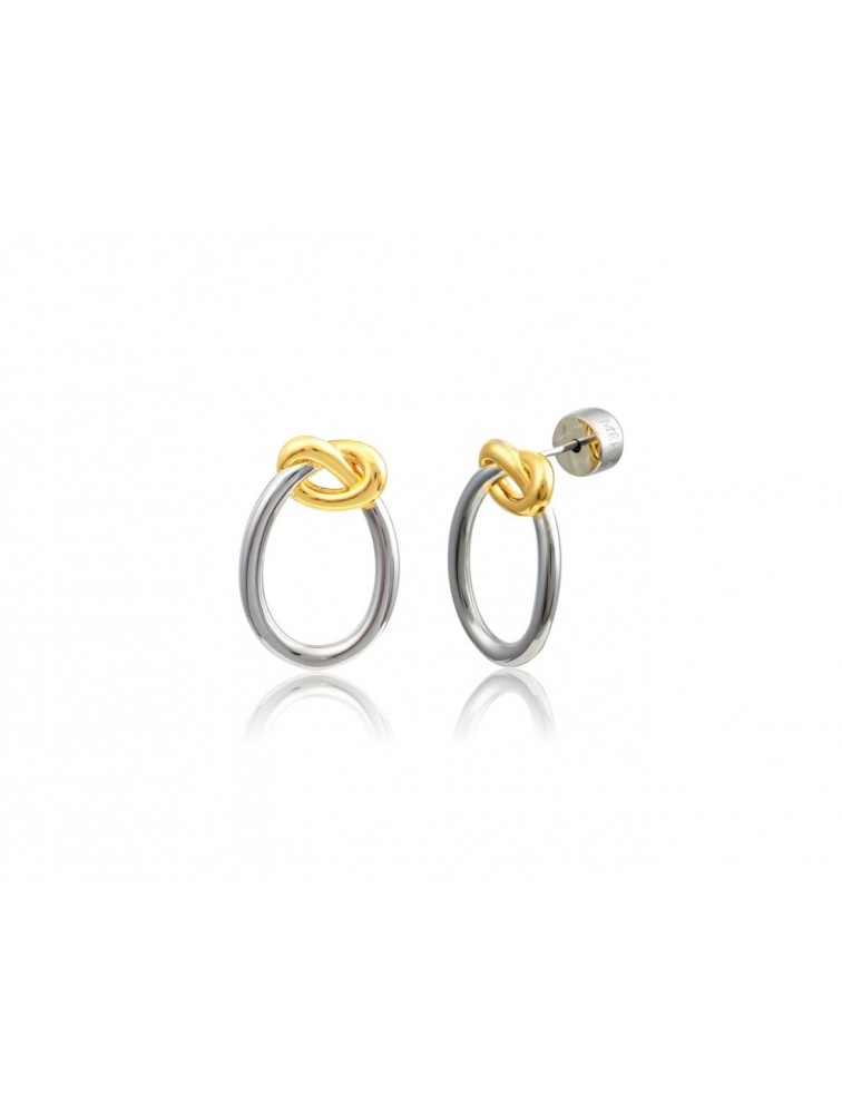 MÉRBABE SARAH Earrings Σκουλαρίκια Από Premium Επαργυρωμένο & Επίχρυσο Ατσάλι