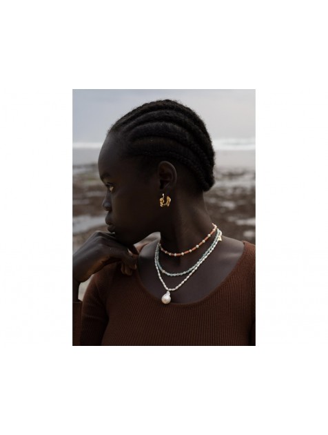 MÉRBABE SYROS Necklace Κολιέ Από Φυσικά Μαργαριτάρια του γλυκού νερού και Μπαρόκ 
