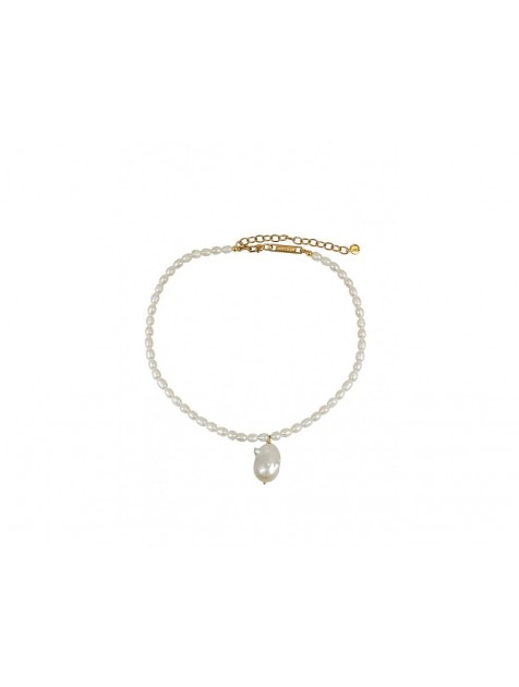 MÉRBABE SYROS Necklace Κολιέ Από Φυσικά Μαργαριτάρια του γλυκού νερού και Μπαρόκ 