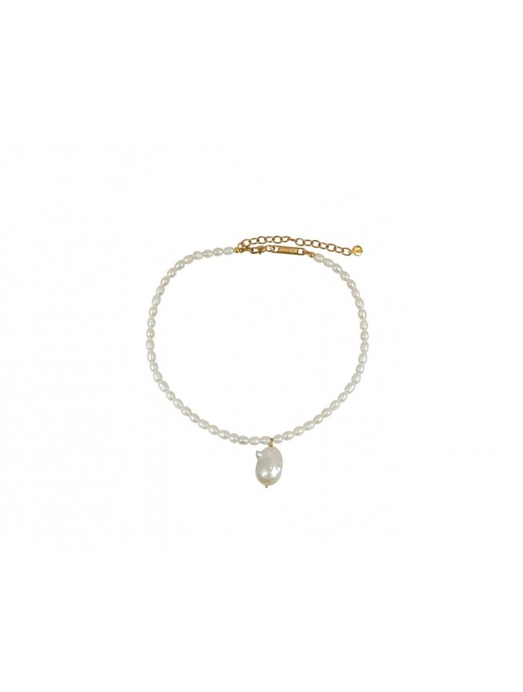 MÉRBABE SYROS Necklace Κολιέ Από Φυσικά Μαργαριτάρια του γλυκού νερού και Μπαρόκ
