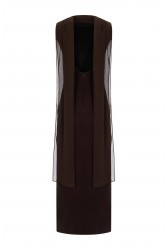 LA CHAINE Orrea Dress Brown Καφέ Φόρεμα