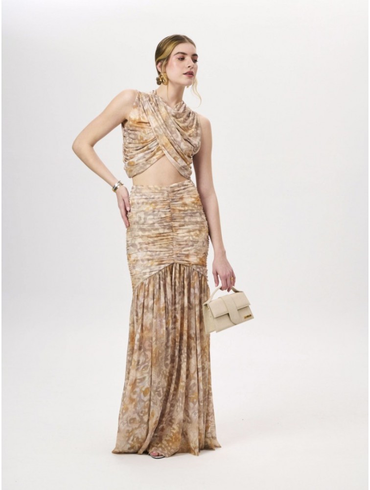 PROJECT SOMA Bellus Beige Top Μπεζ Τοπ