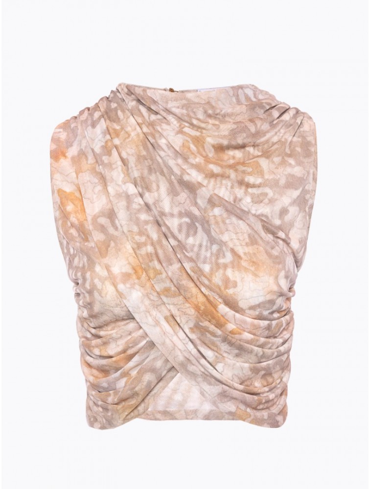 PROJECT SOMA Bellus Beige Top Μπεζ Τοπ