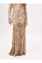 PROJECT SOMA Nerima Beige Skirt Μπεζ Μάξι Φούστα