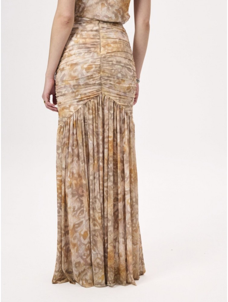 PROJECT SOMA Nerima Beige Skirt Μπεζ Μάξι Φούστα