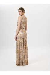 PROJECT SOMA Nerima Beige Skirt Μπεζ Μάξι Φούστα