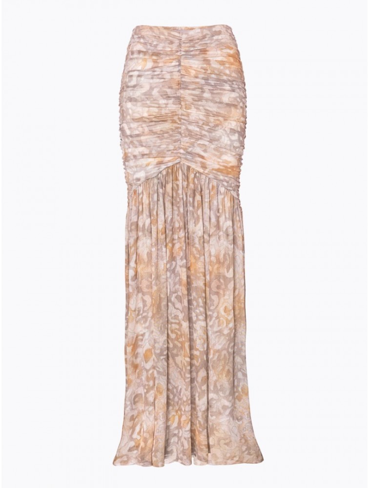 PROJECT SOMA Nerima Beige Skirt Μπεζ Μάξι Φούστα
