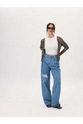 PROJECT SOMA Palita Leopard Top Καφέ Λεοπάρ Τοπ