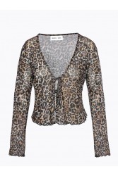 PROJECT SOMA Palita Leopard Top Καφέ Λεοπάρ Τοπ
