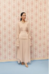 LA CHAINE Selora Skirt Cream Κρεμ Φούστα