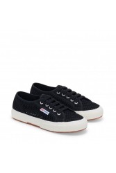 SUPERGA Black Sneakers Μαύρα Γυναικεία Διχτυωτά Sneakers