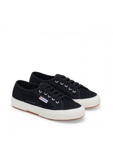 SUPERGA Black Sneakers Black Women's Sneakers