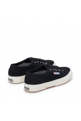 SUPERGA Black Sneakers Μαύρα Γυναικεία Διχτυωτά Sneakers