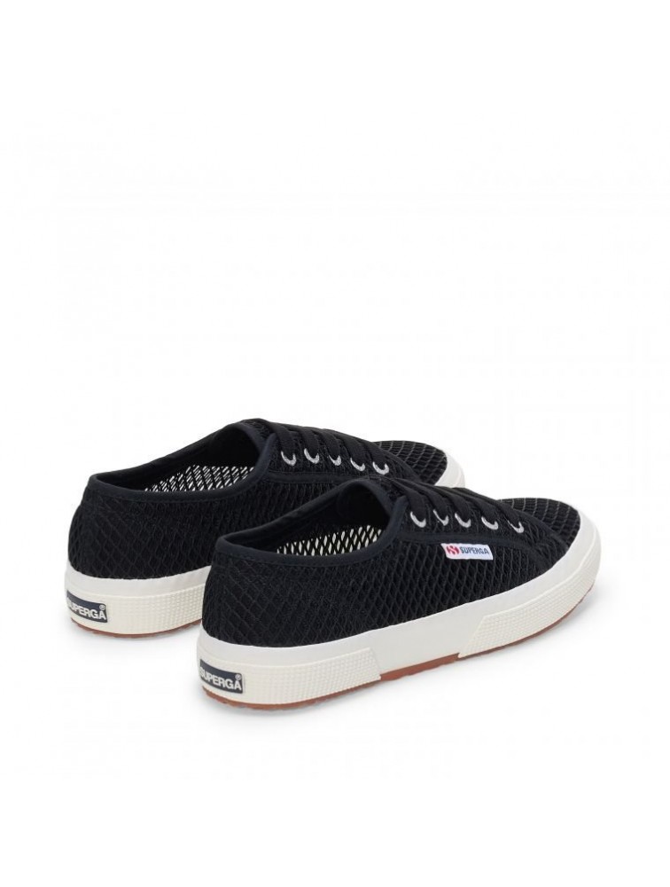 SUPERGA Black Sneakers Μαύρα Γυναικεία Διχτυωτά Sneakers