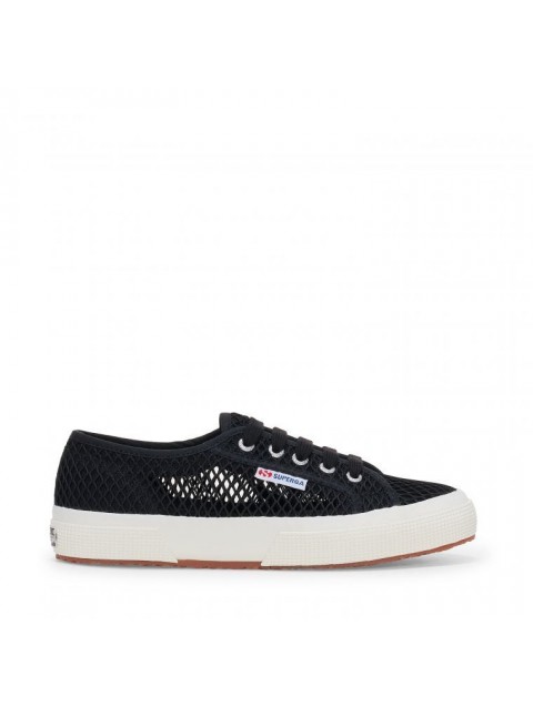 SUPERGA Black Sneakers Black Women's Sneakers