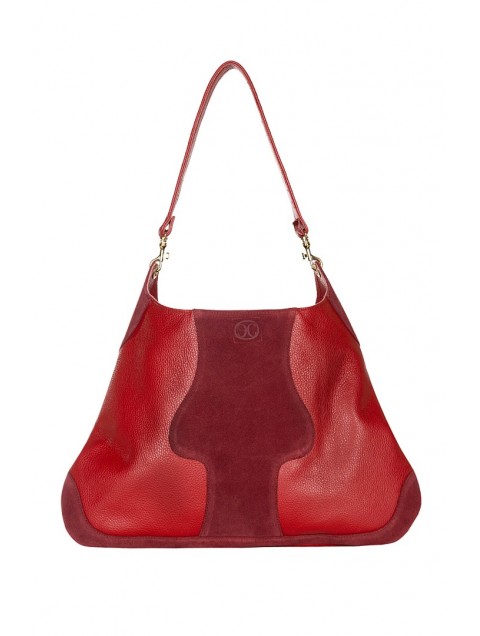 LA CHAINE Vanity Bag Burgundy Βουργουνδί Τσάντα 