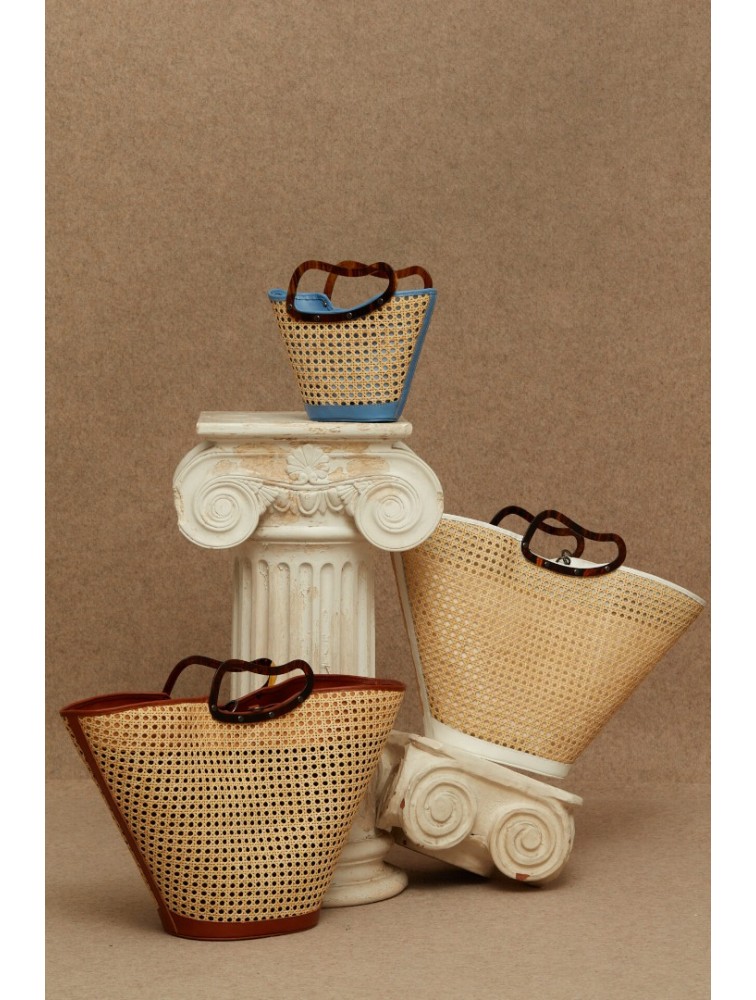 LA CHAINE Clarity Bag White Mini