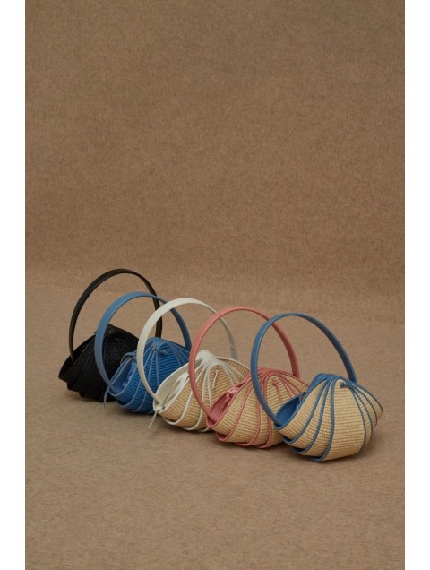 LA CHAINE Klelia Bag Straw White 