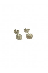 ZÉNAÏS Nautilus Mini Earrings Σκουλαρίκια Από Ασήμι 925