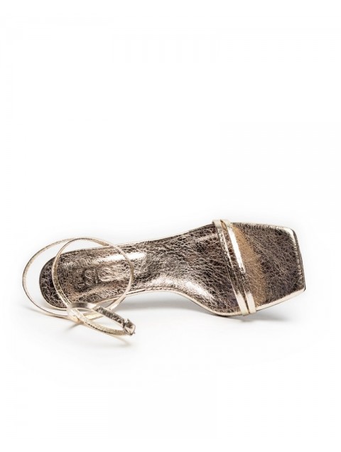 'ESIOT FANARAKIA Shiny Gold Women's Sandals