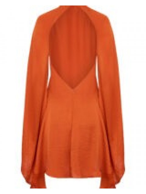 LA CHAINE Mystique Dress Mini Terracotta 