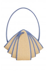 LA CHAINE Klelia Bag Straw Blue