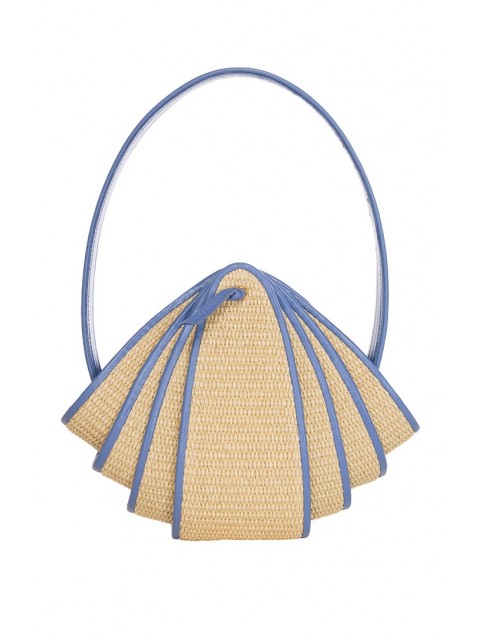 LA CHAINE Klelia Bag Straw Blue