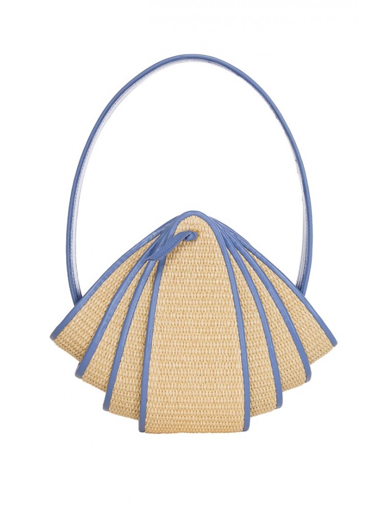 LA CHAINE Klelia Bag Straw Blue