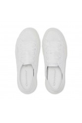 SUPERGA Flower Sneakers  White Λευκά Γυναικεία Κεντητά Sneakers