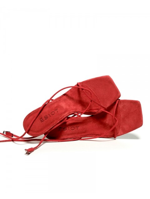 'ESIOT KOKKINA Red Women's Sandals