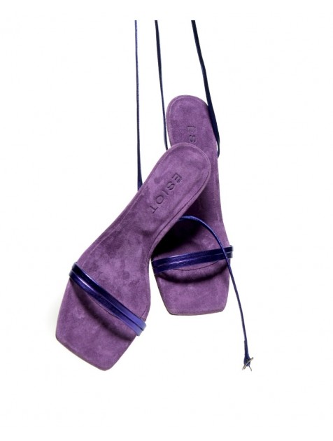 'ESIOT PERU Purple Μωβ Γυναικεία Πέδιλα