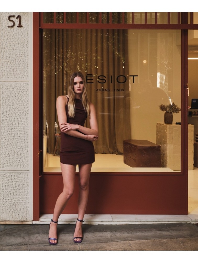 'ESIOT PERU Purple Μωβ Γυναικεία Πέδιλα