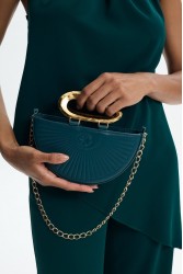 LA CHAINE Daphne Bag Petrol Πετρόλ Τσάντα